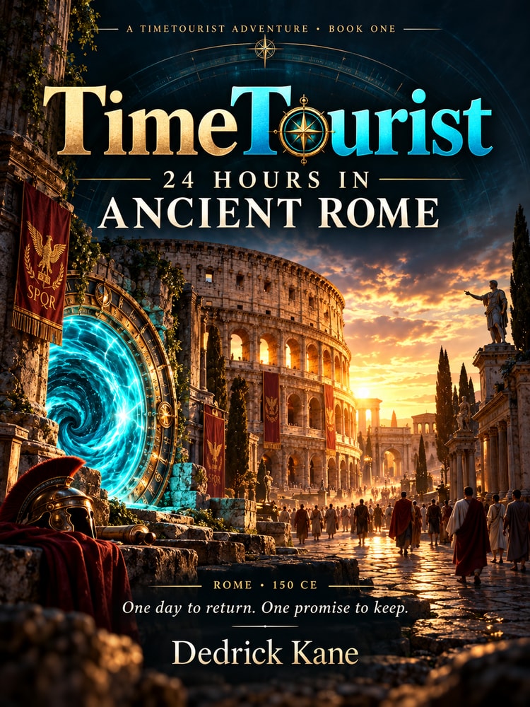 TimeTourist: 24 Hours in Ancient Rome, by Dedrick Kane — book cover